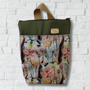 Bolso Mochila Lauku Lirios
